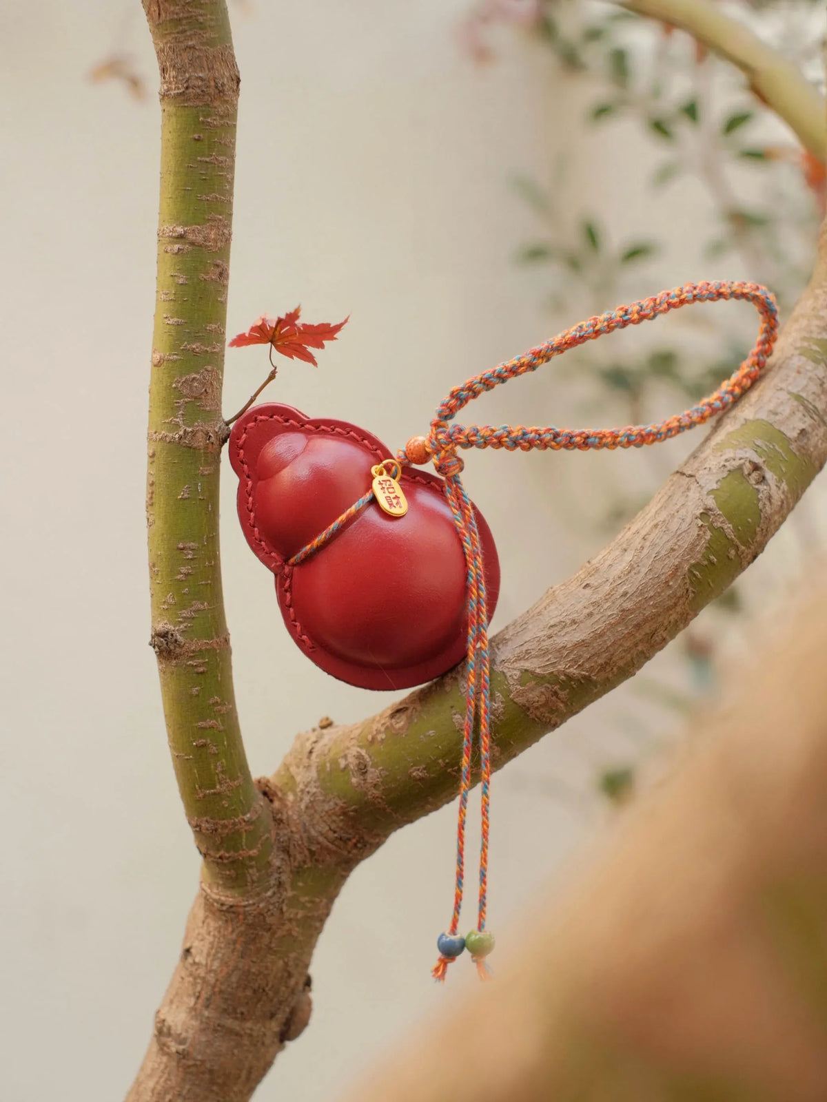  ChengTian HANDMADE LEATHER GOURD CHARM |  TROVE & TONE