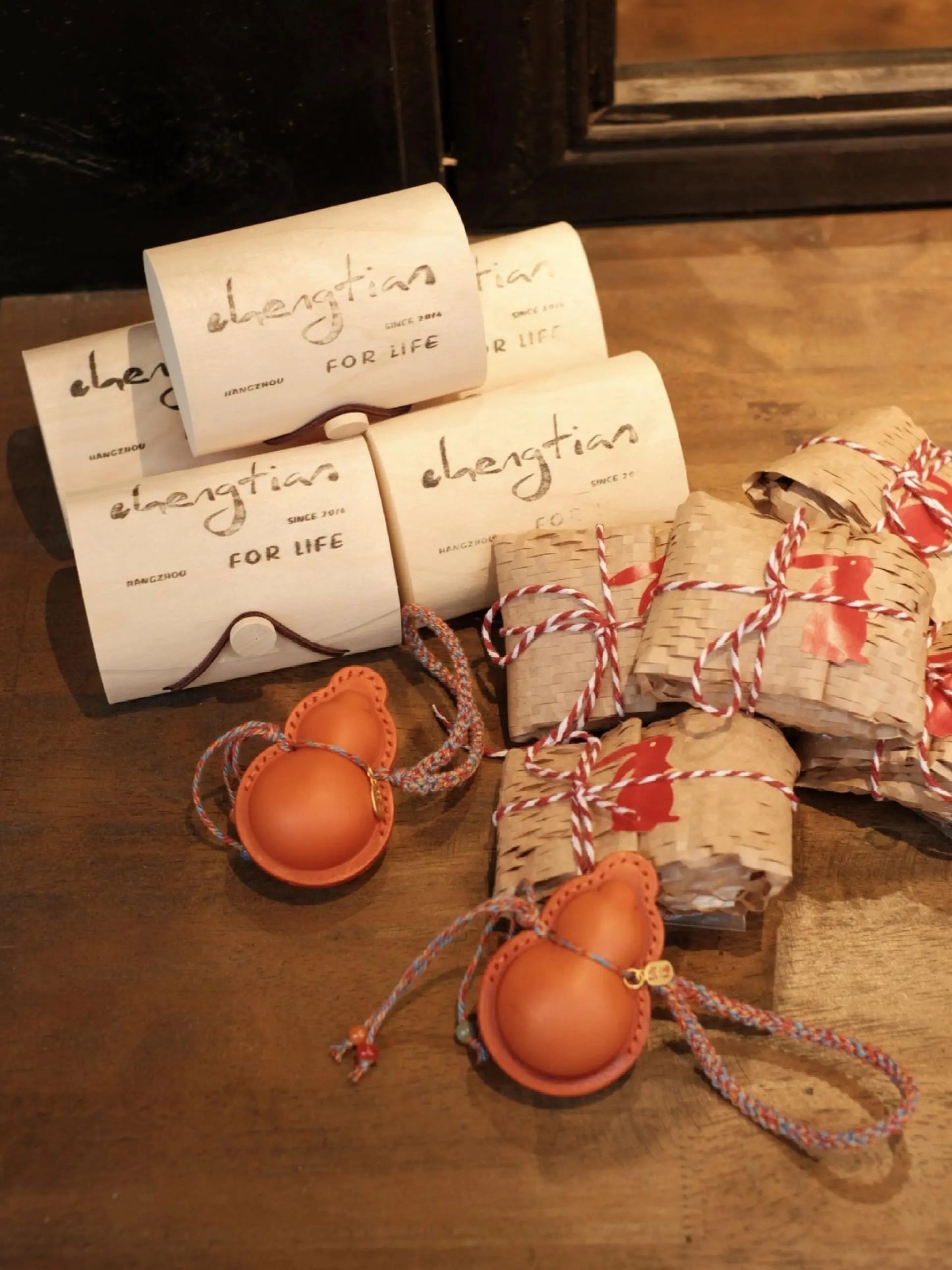  ChengTian HANDMADE LEATHER GOURD CHARM |  TROVE & TONE