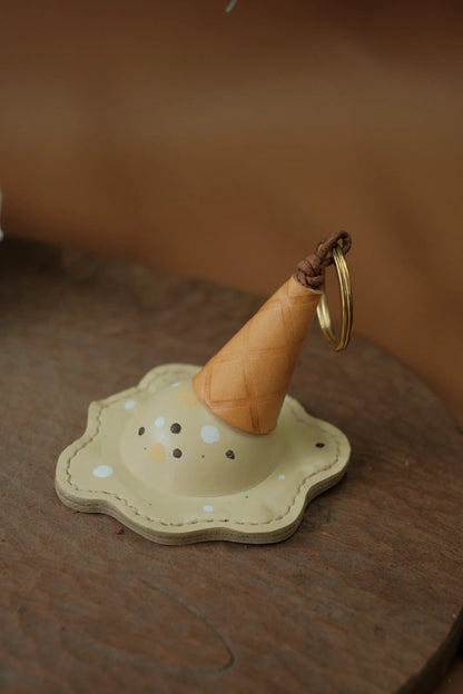  ChengTian HANDMADE LEATHER ICE CREAM CHARM |  TROVE & TONE