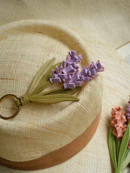  ChengTian HANDMADE LEATHER LAVENDER CHARM |  TROVE & TONE