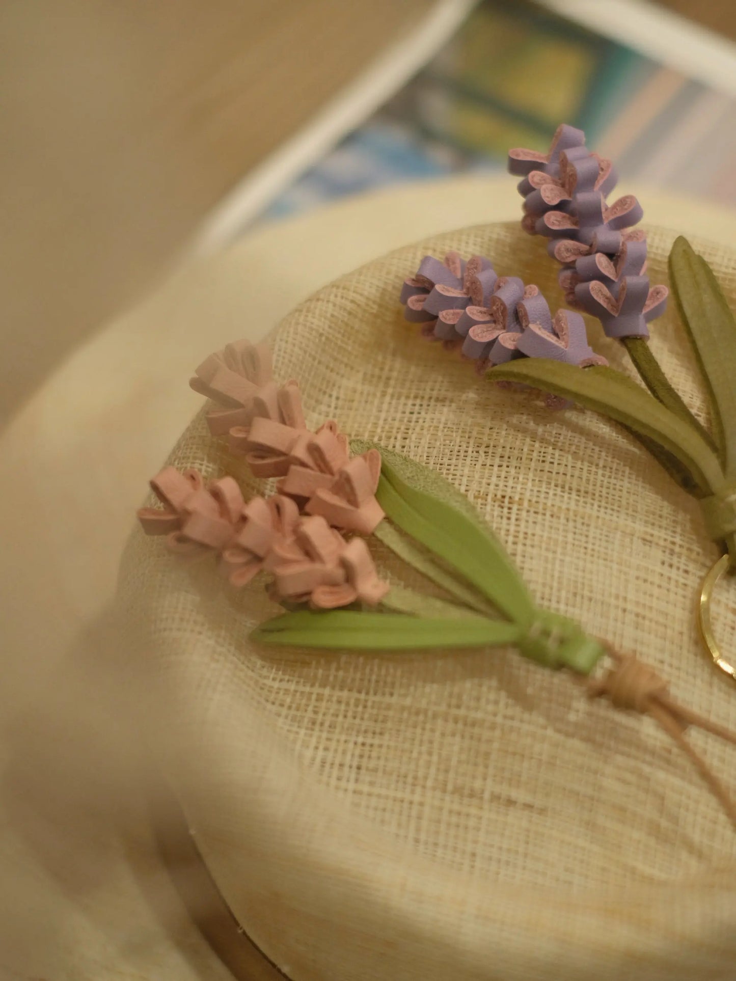  ChengTian HANDMADE LEATHER LAVENDER CHARM |  TROVE & TONE