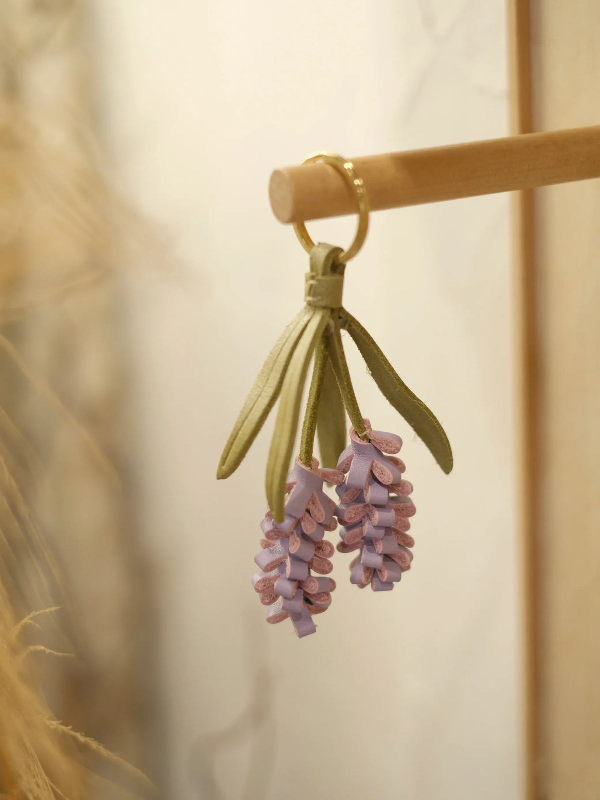 ChengTian HANDMADE LEATHER LAVENDER CHARM |  TROVE & TONE