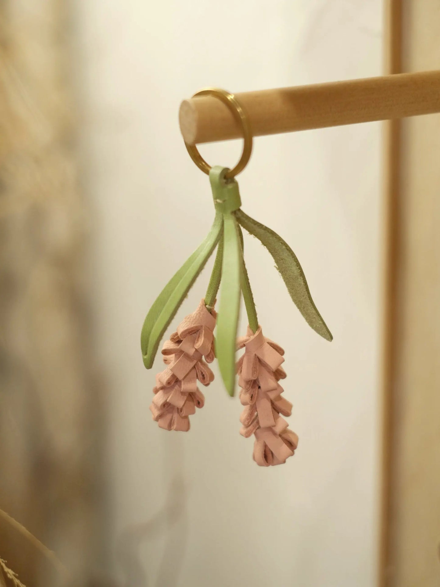  ChengTian HANDMADE LEATHER LAVENDER CHARM |  TROVE & TONE