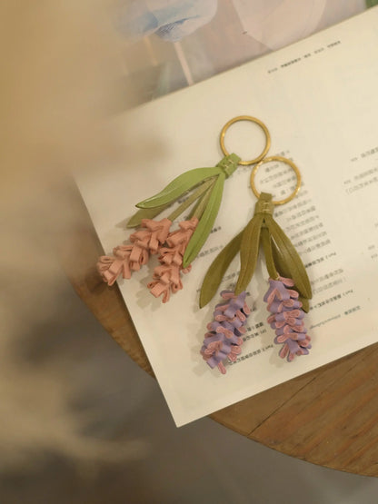  ChengTian HANDMADE LEATHER LAVENDER CHARM |  TROVE & TONE