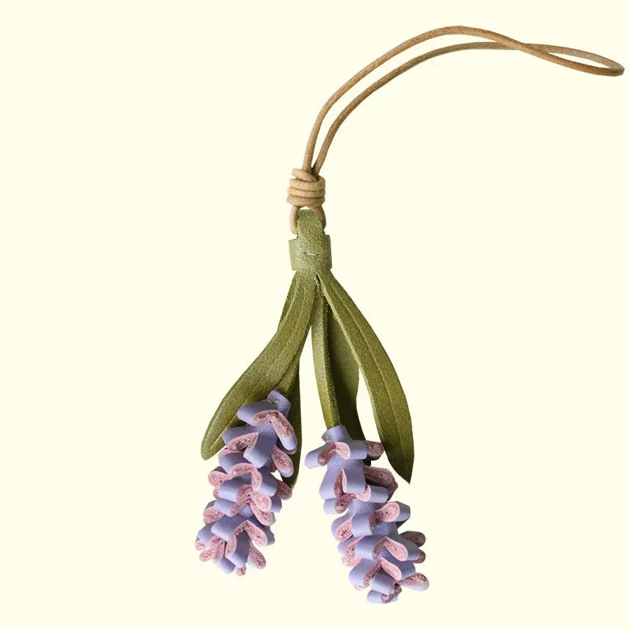  ChengTian HANDMADE LEATHER LAVENDER CHARM |  TROVE & TONE