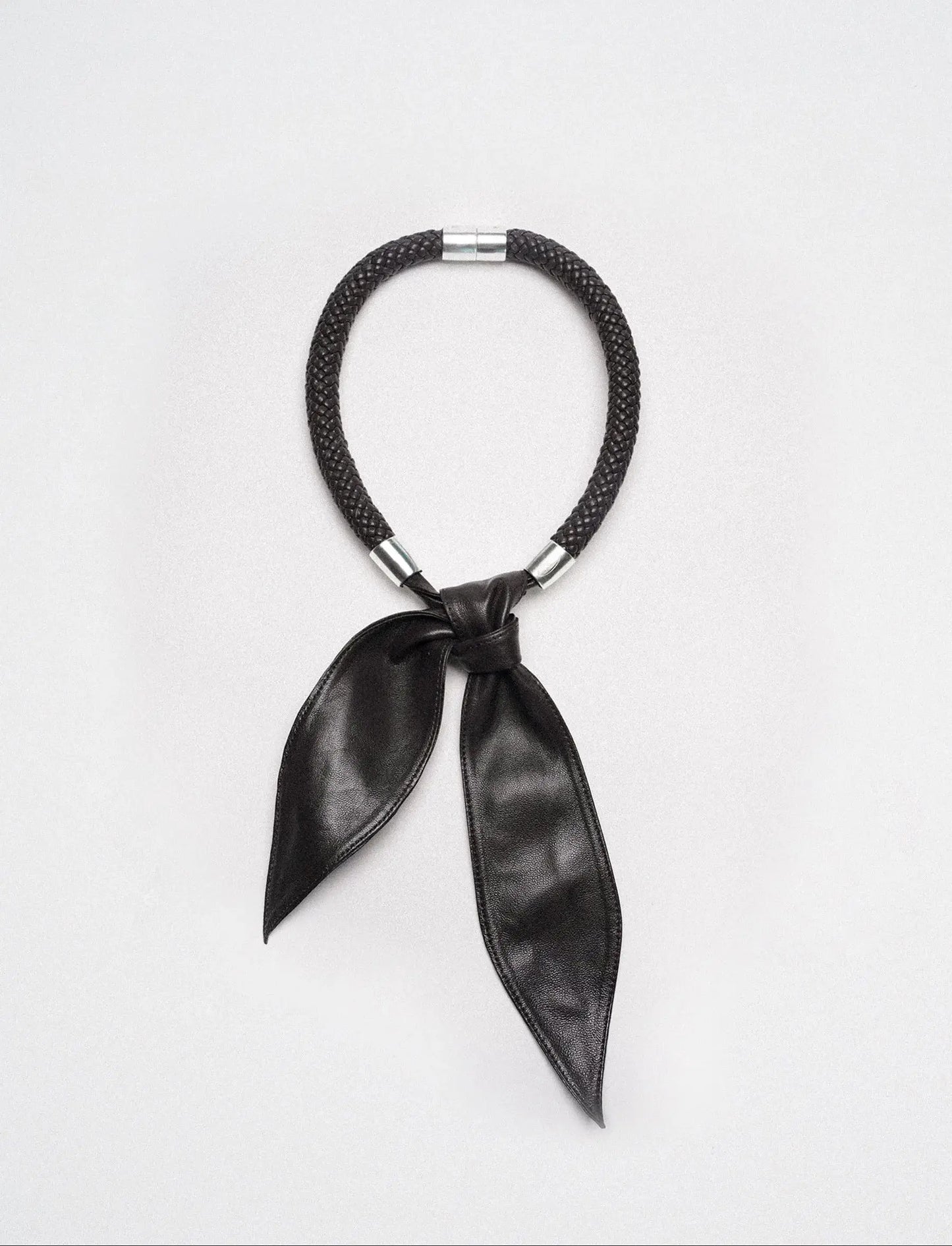  Limb WOVEN LAMBSKIN SCARF NECKLACE |  TROVE & TONE