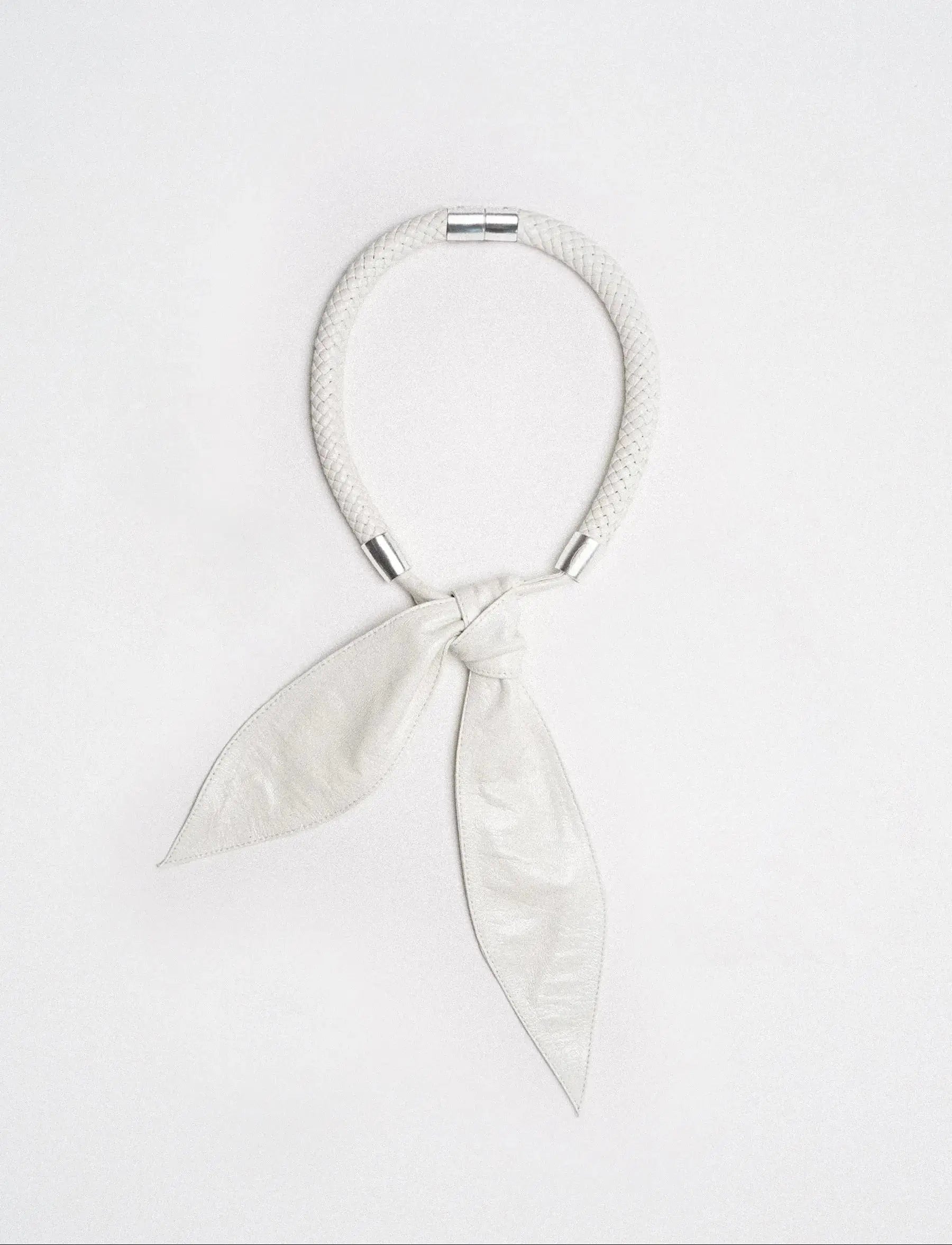  Limb WOVEN LAMBSKIN SCARF NECKLACE |  TROVE & TONE