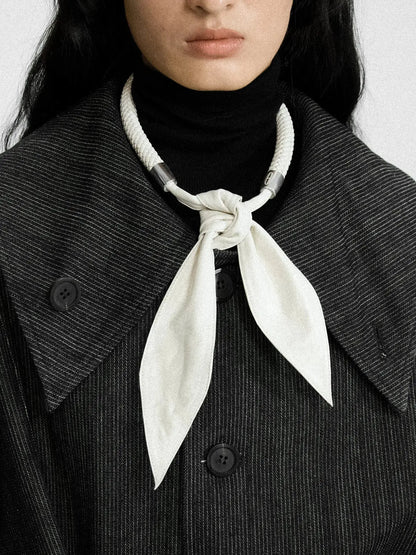  Limb WOVEN LAMBSKIN SCARF NECKLACE |  TROVE & TONE