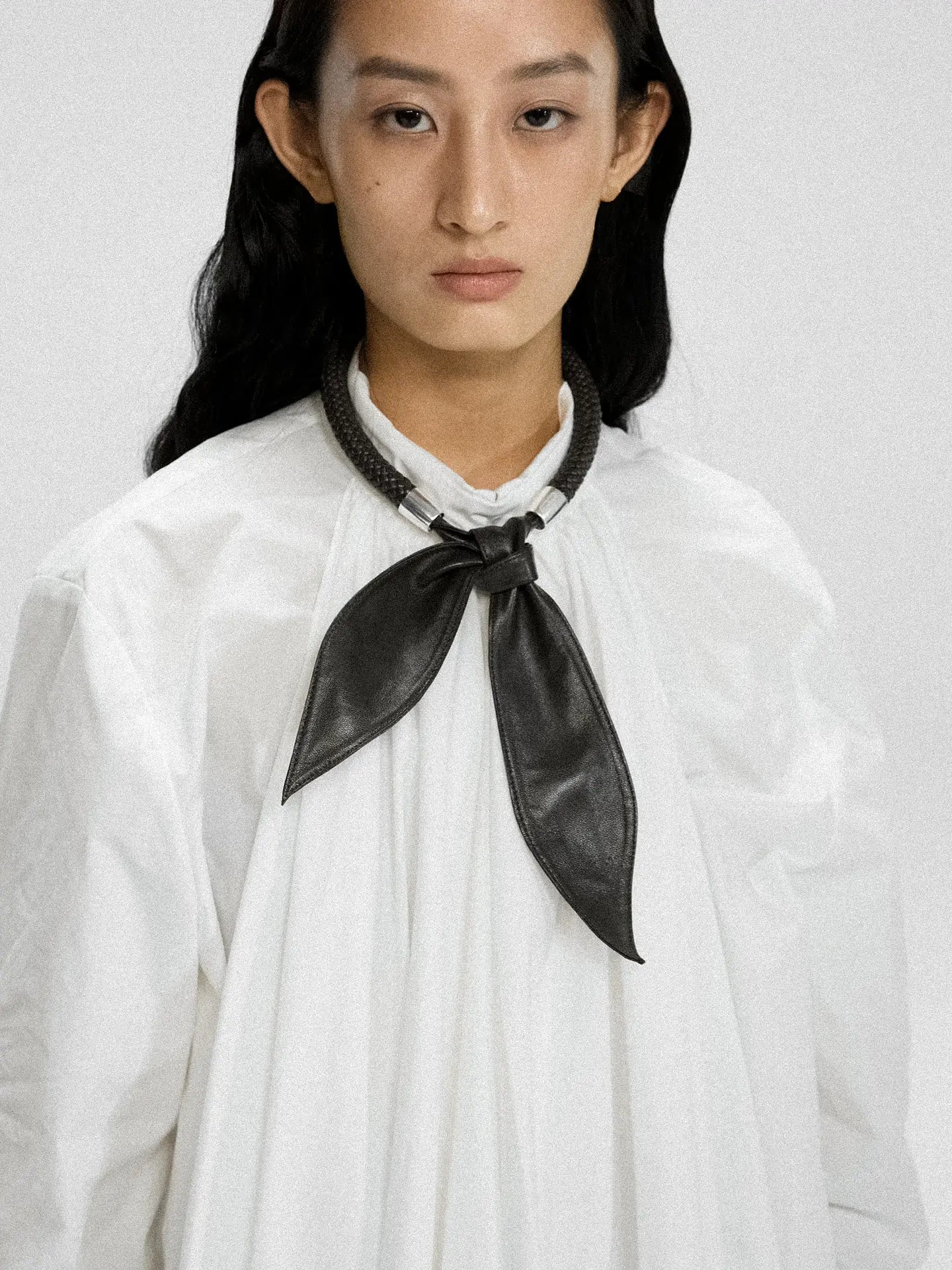  Limb WOVEN LAMBSKIN SCARF NECKLACE |  TROVE & TONE