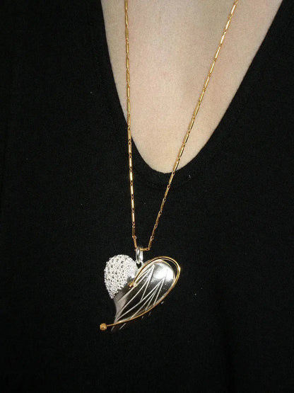  Limb ASYMMETRICAL MOLTEN HEART NECKLACE |  TROVE & TONE