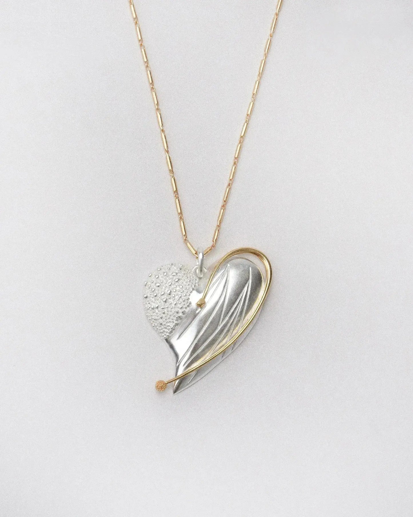  Limb ASYMMETRICAL MOLTEN HEART NECKLACE |  TROVE & TONE