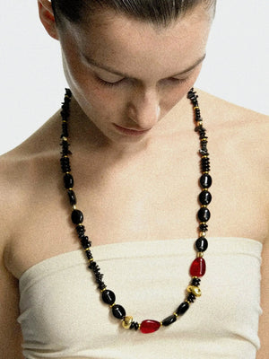  Limb IRREGULAR MIXED BEADED NECKLACE |  TROVE & TONE