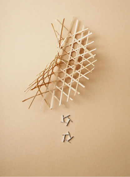  WANYEE CRAFT ICE CRACKLE LINEAR STAR STUDS |  TROVE & TONE
