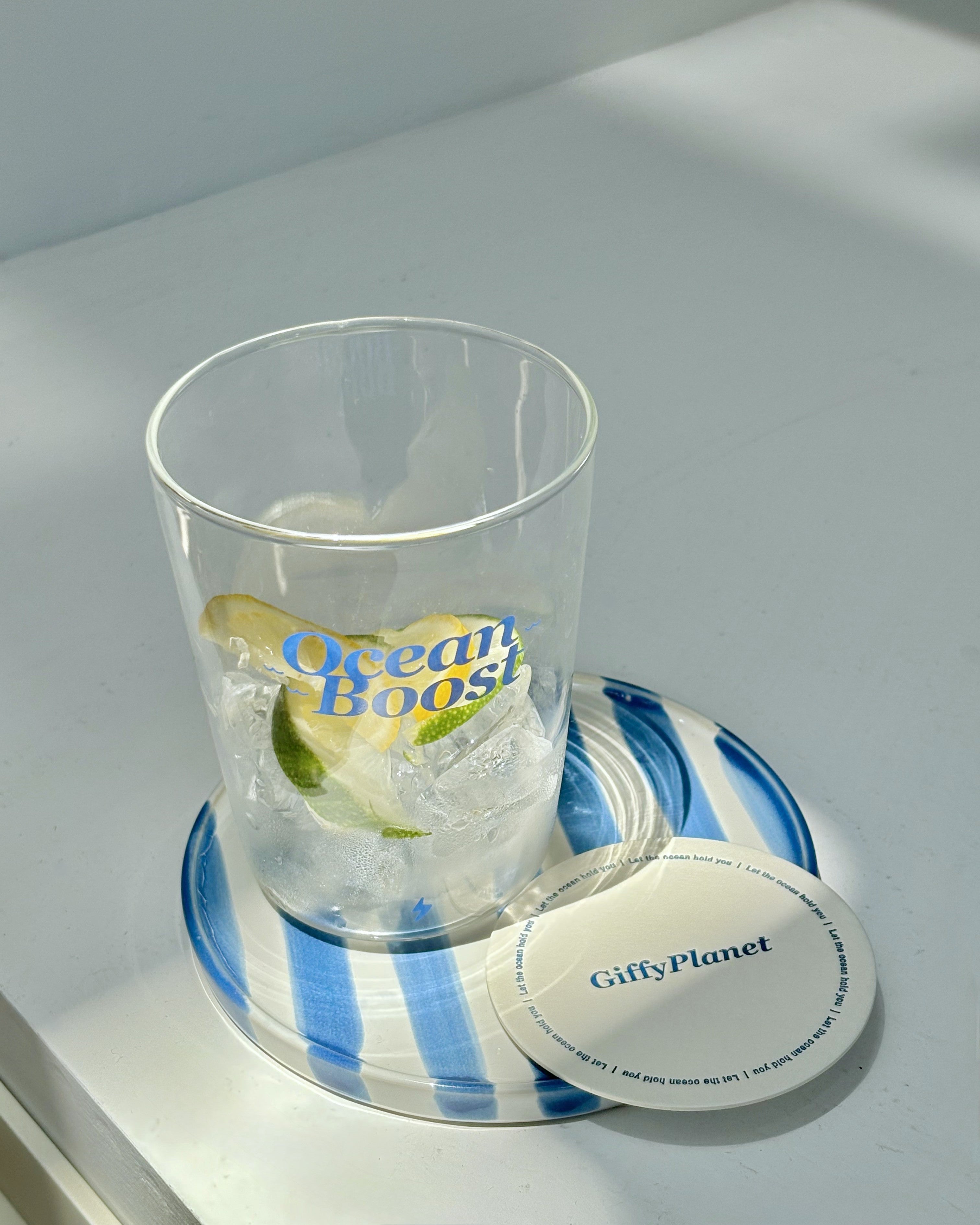 GiffyPlanet OCEAN BOOST GLASS CUP  |  TROVE & TONE