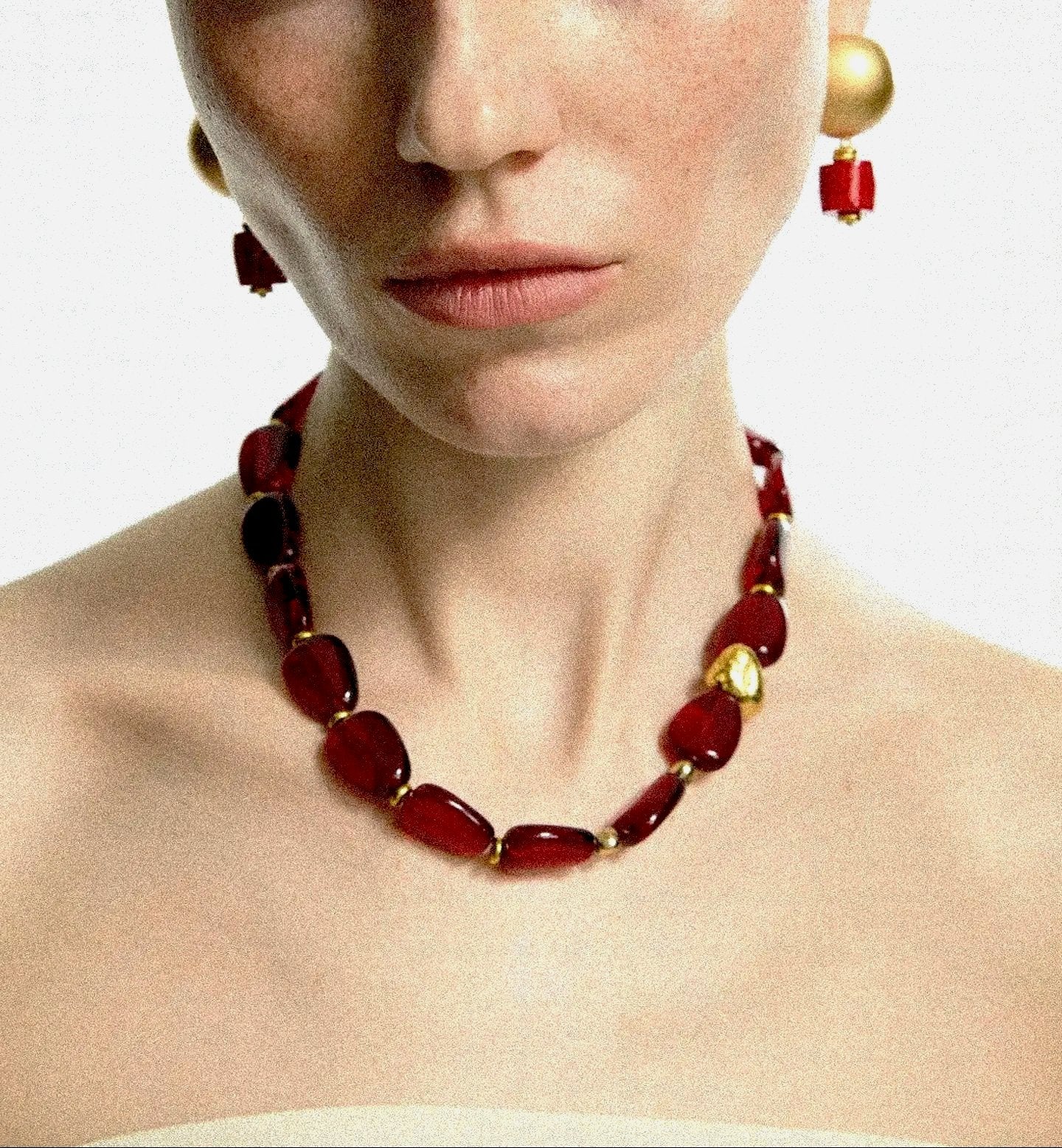  Limb CZECH GLASS BEADED NECKLACE |  TROVE & TONE