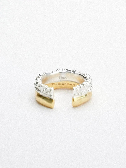  Limb IRREGULAR MOLTEN TWO-TONE OPEN RING |  TROVE & TONE