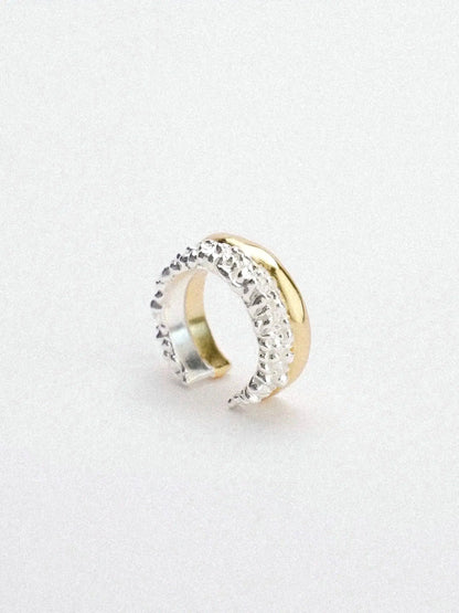  Limb IRREGULAR MOLTEN TWO-TONE OPEN RING |  TROVE & TONE