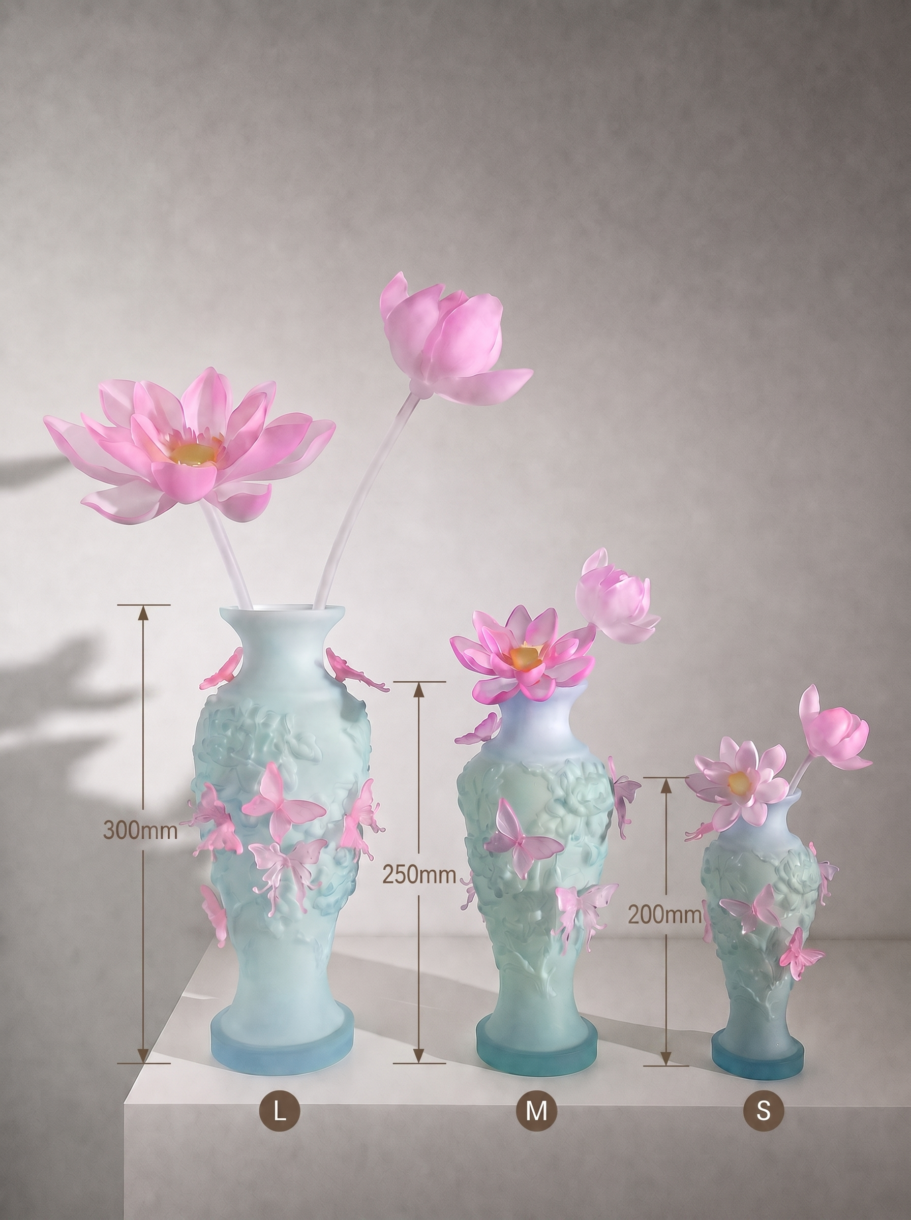 GREEN PAPILLON VIF VASE