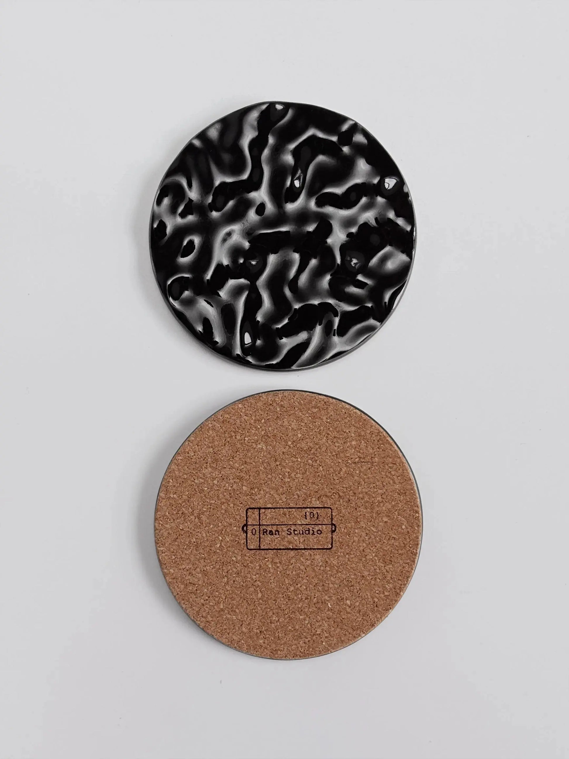  StudioRan LAKE 01 ROUND CERAMIC COASTERS |  TROVE & TONE