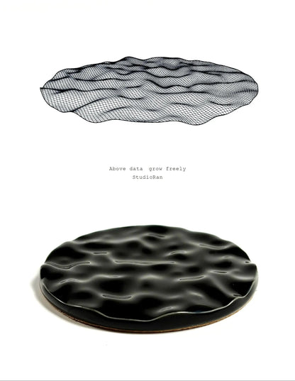  StudioRan LAKE 01 ROUND CERAMIC COASTERS |  TROVE & TONE