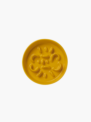 CERAMIC SLOW FEEDER DOG BOWL · BONE