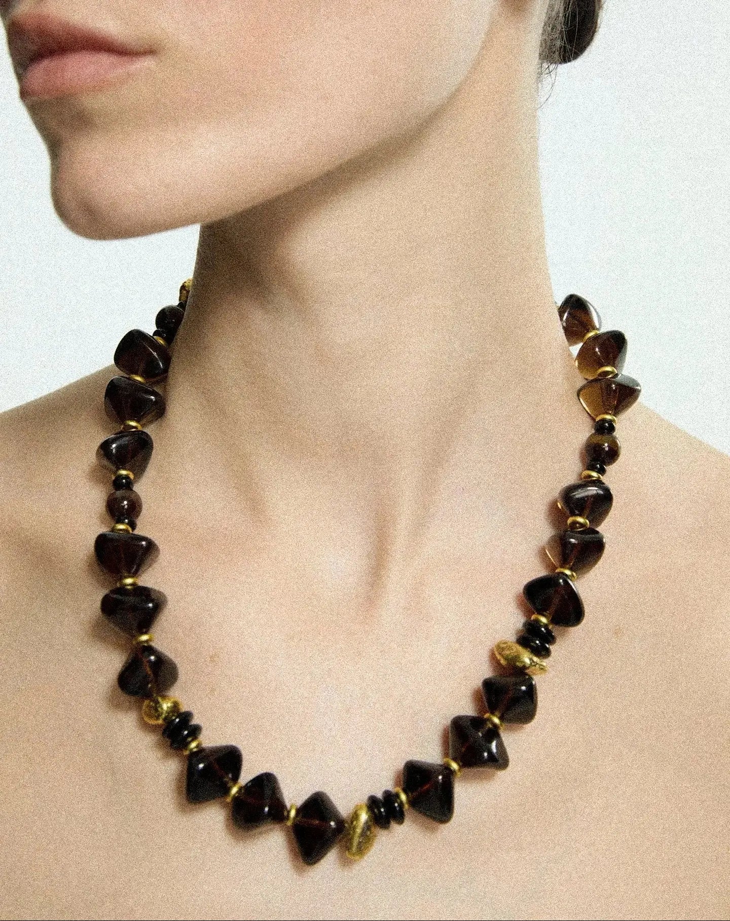  Limb MODERN GEOMETRIC BEADED NECKLACE |  TROVE & TONE