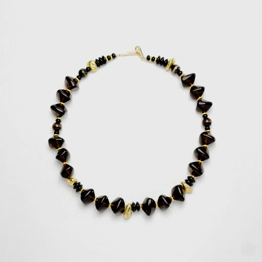  Limb MODERN GEOMETRIC BEADED NECKLACE |  TROVE & TONE