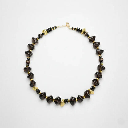  Limb MODERN GEOMETRIC BEADED NECKLACE |  TROVE & TONE