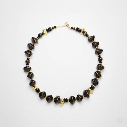 MODERN GEOMETRIC BEAD NECKLACE