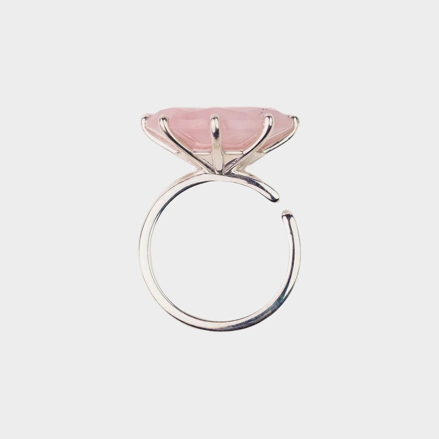  AESTH & UTIL MOON PHASE SEMICIRCLE GEMSTONE RING |  TROVE & TONE