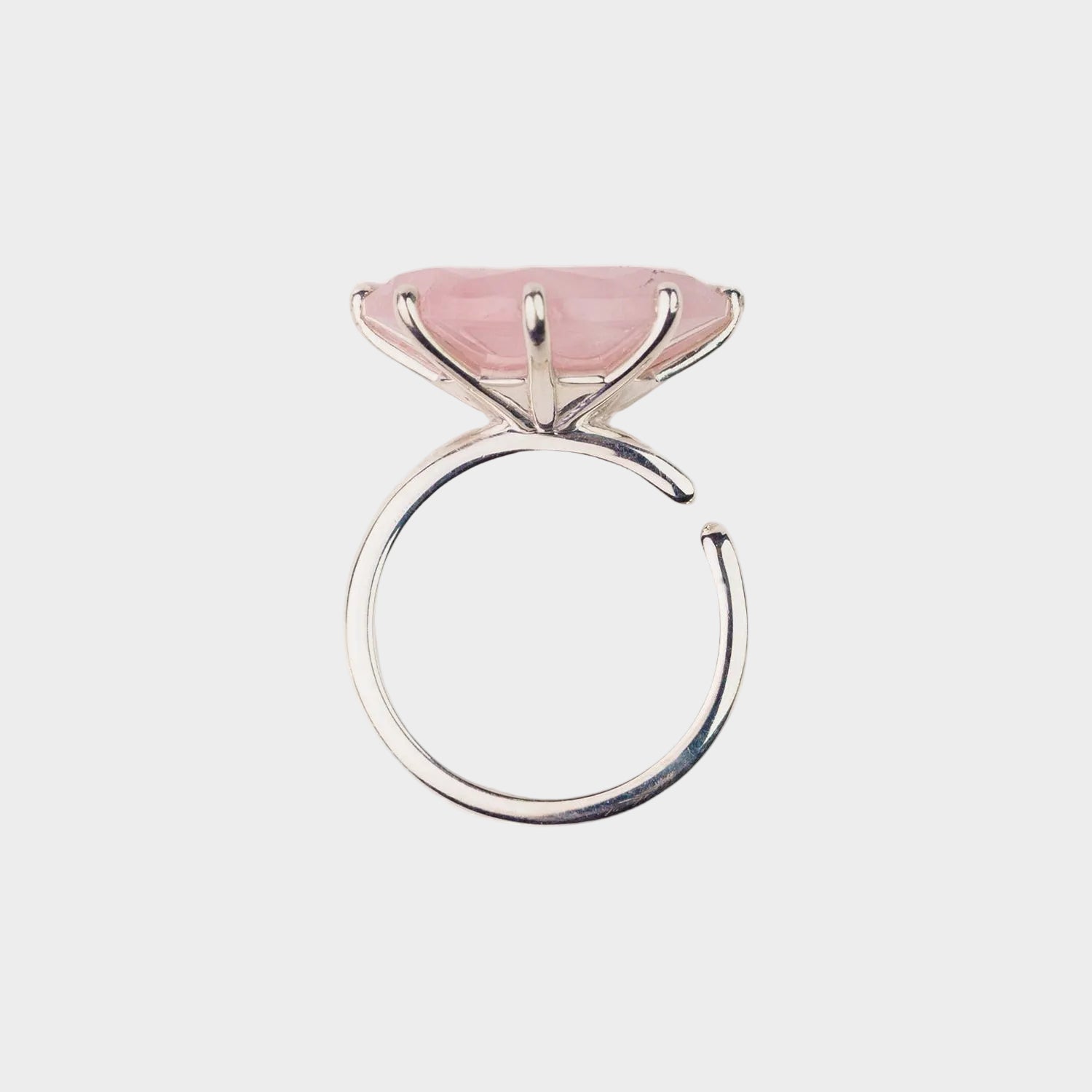  AESTH & UTIL MOON PHASE SEMICIRCLE GEMSTONE RING |  TROVE & TONE