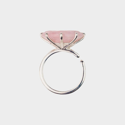  AESTH & UTIL MOON PHASE SEMICIRCLE GEMSTONE RING |  TROVE & TONE