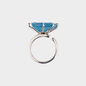  AESTH & UTIL MOON PHASE SEMICIRCLE GEMSTONE RING |  TROVE & TONE