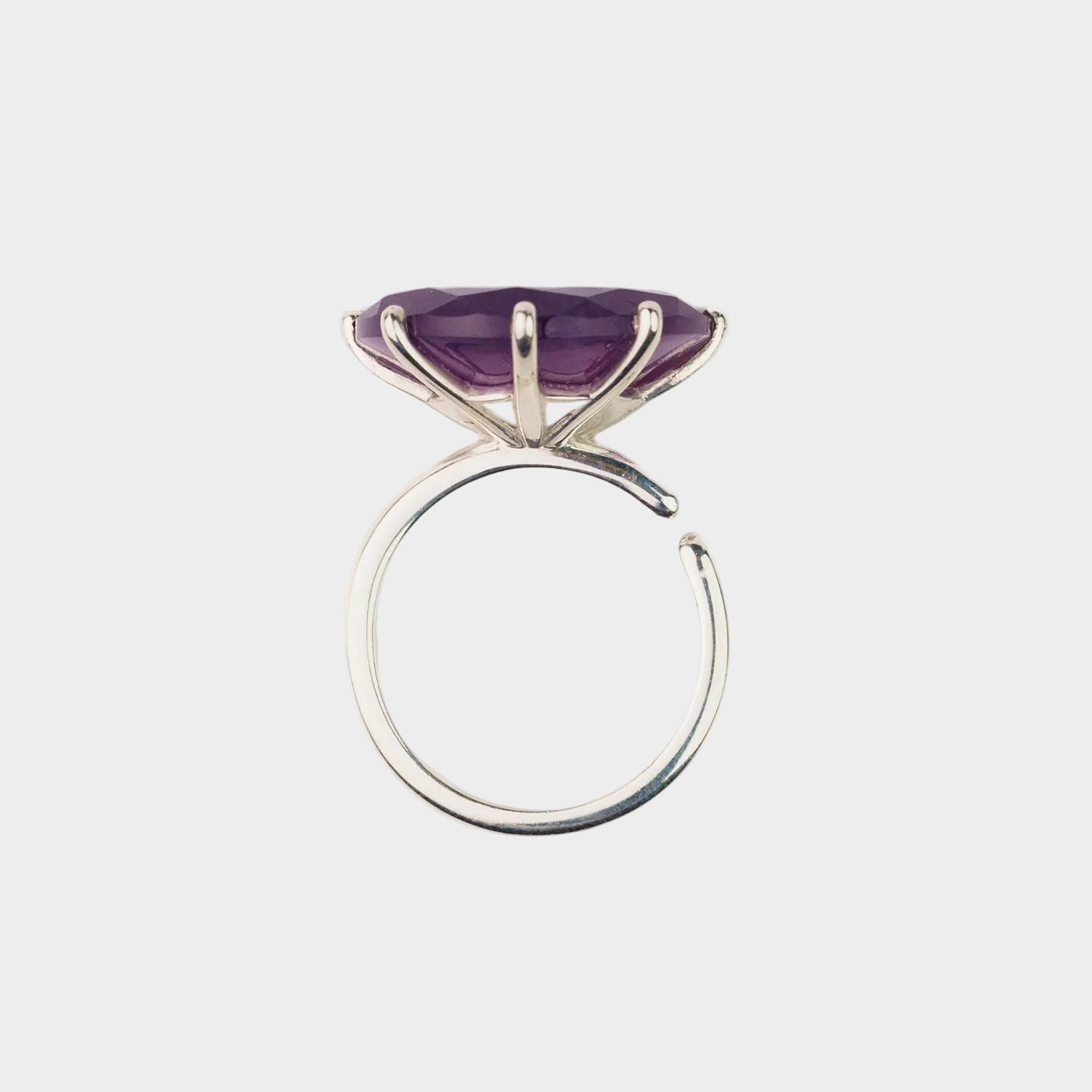  AESTH & UTIL MOON PHASE SEMICIRCLE GEMSTONE RING |  TROVE & TONE