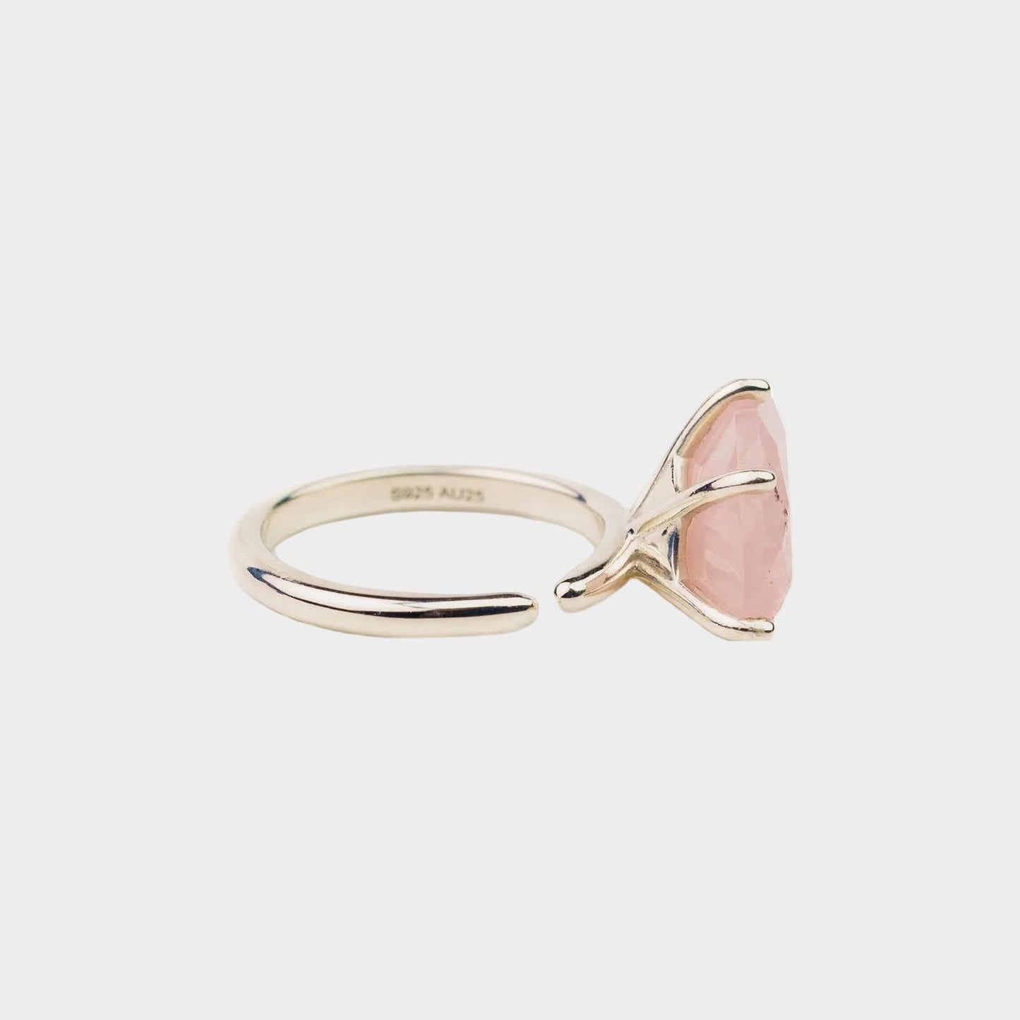  AESTH & UTIL MOON PHASE SEMICIRCLE GEMSTONE RING |  TROVE & TONE