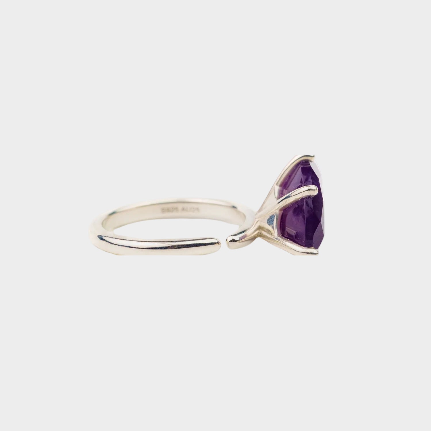 AESTH & UTIL MOON PHASE SEMICIRCLE GEMSTONE RING |  TROVE & TONE