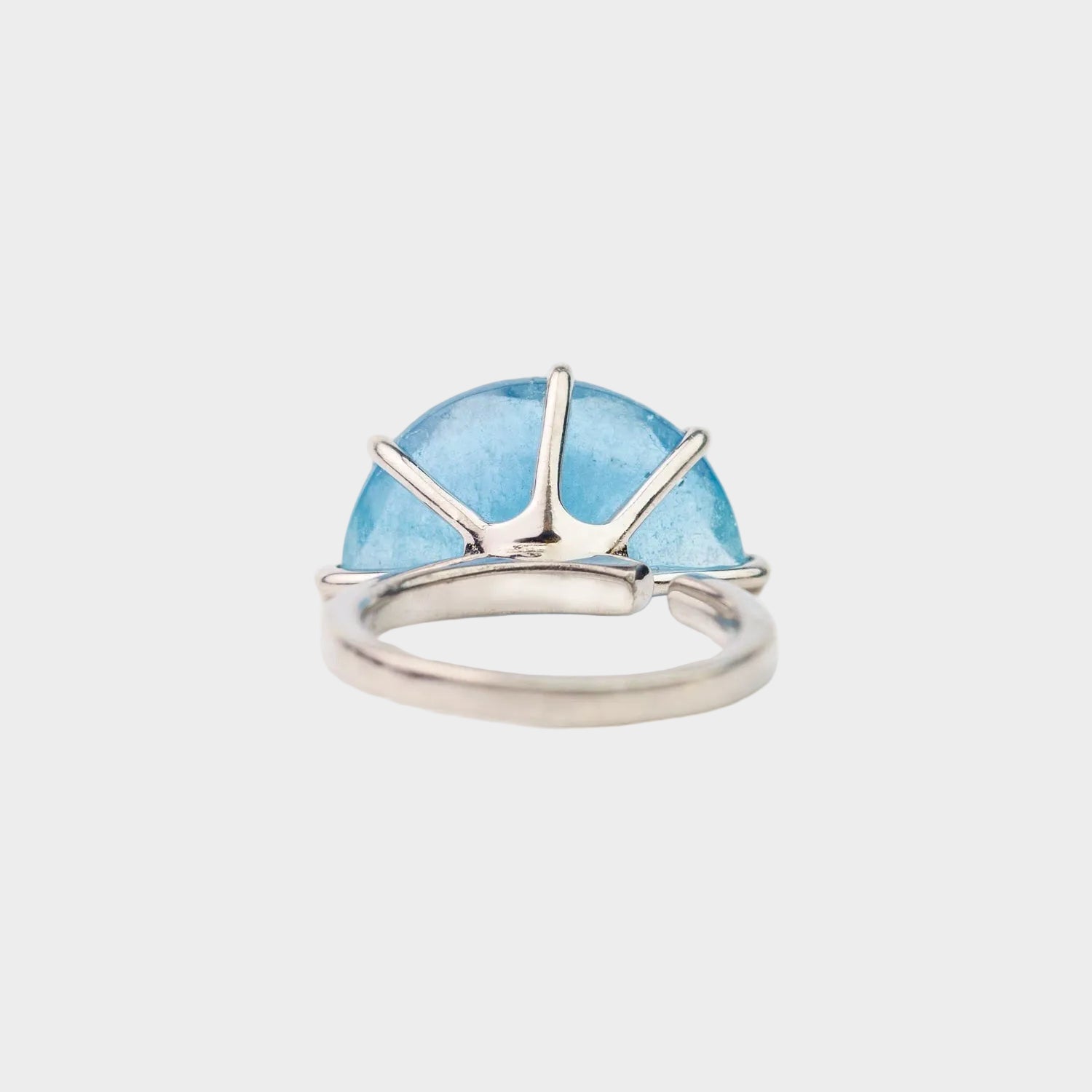  AESTH & UTIL MOON PHASE SEMICIRCLE GEMSTONE RING |  TROVE & TONE