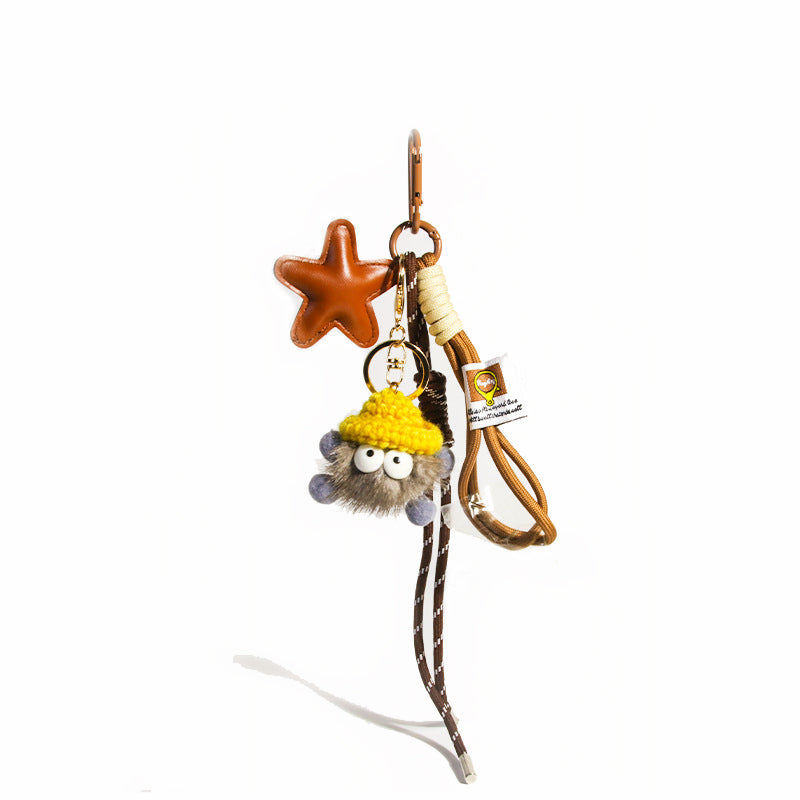 Little Monster Star Plush Bag Charm