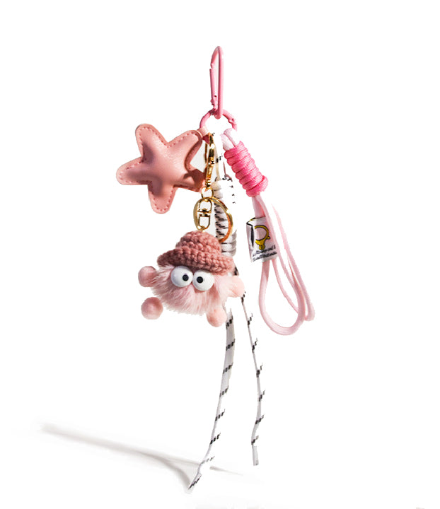 Little Monster Star Plush Bag Charm