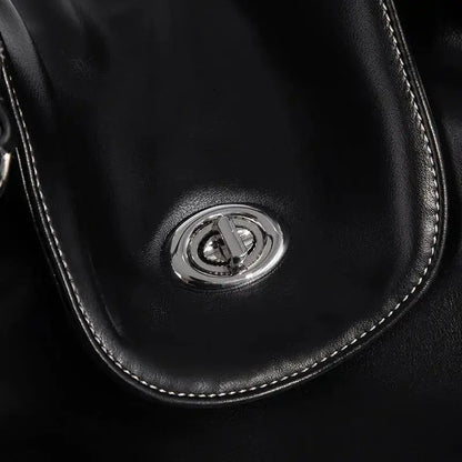 Oil-Wax Leather Hobo Bag Shoulder Bag
