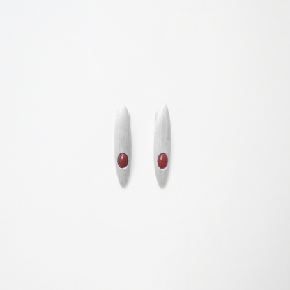  ON IISLAND OVAL GEMSTONE STUD EARRINGS |  TROVE & TONE