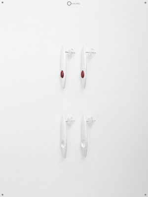  ON IISLAND OVAL GEMSTONE STUD EARRINGS |  TROVE & TONE
