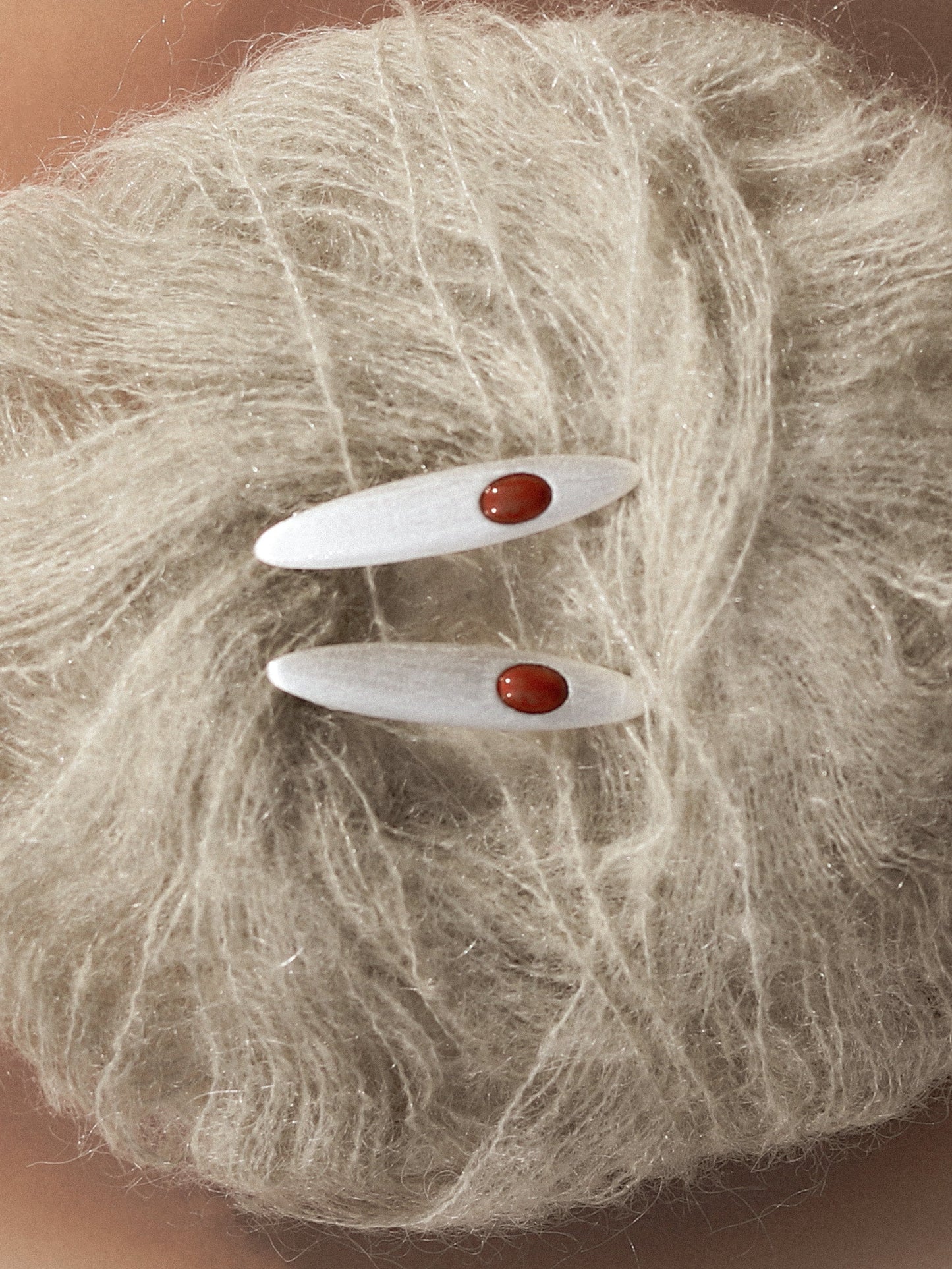  ON IISLAND OVAL GEMSTONE STUD EARRINGS |  TROVE & TONE