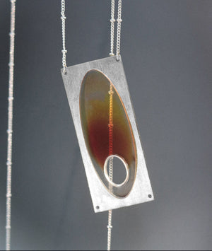  ON IISLAND OVERLAY PRINTED IMAGE PENDANT NECKLACE |  TROVE & TONE