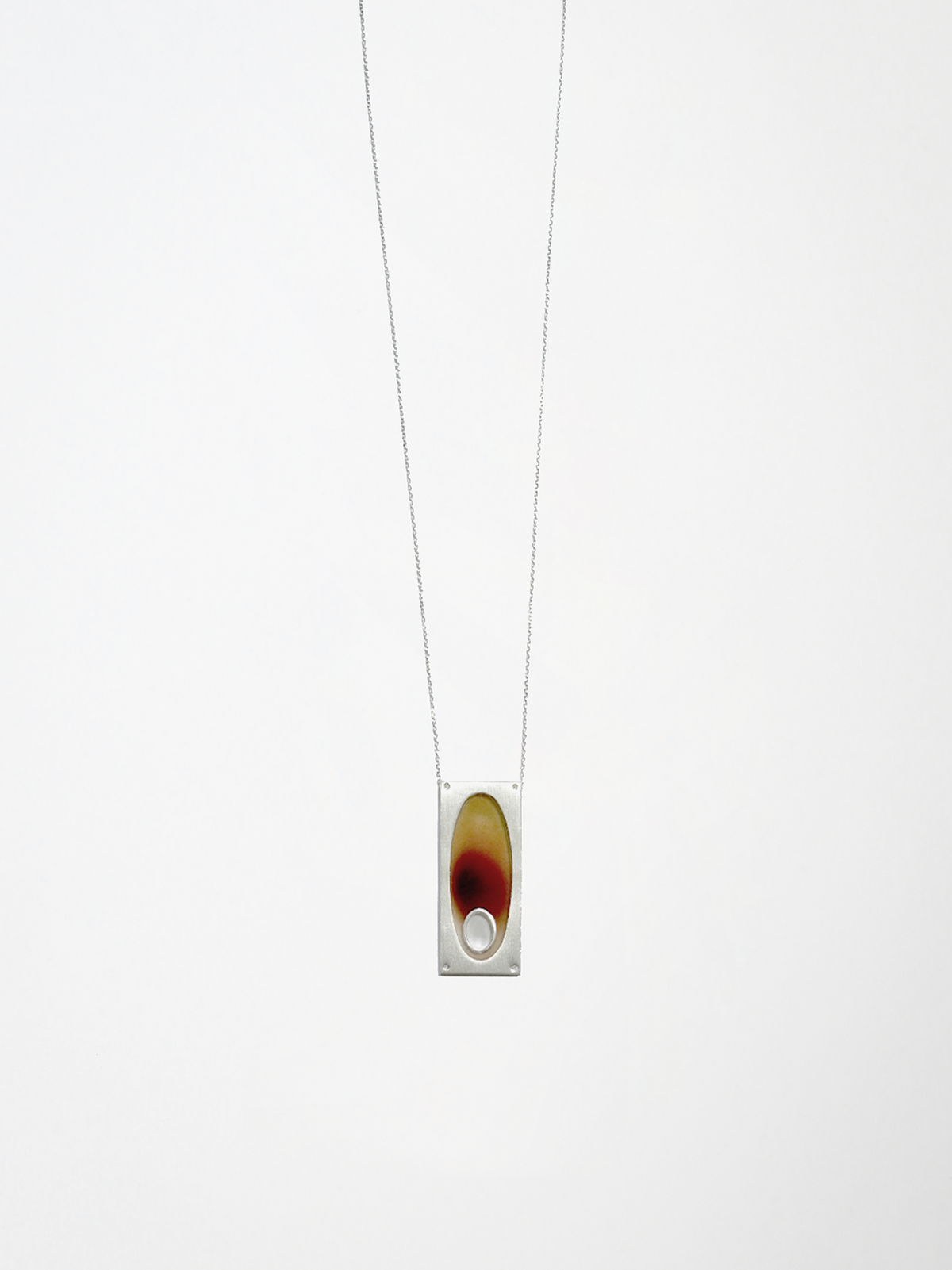  ON IISLAND OVERLAY PRINTED IMAGE PENDANT NECKLACE |  TROVE & TONE
