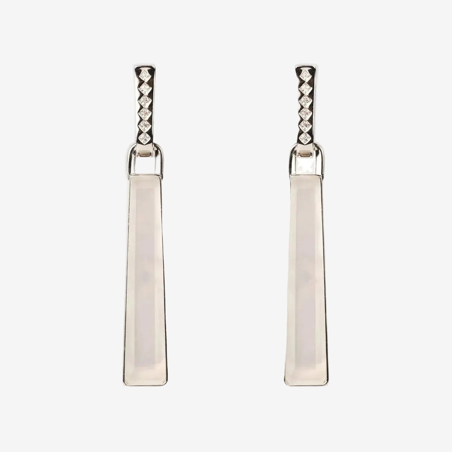  AESTH & UTIL PILLAR MULTIWAY PENDANT HOOP EARRINGS |  TROVE & TONE