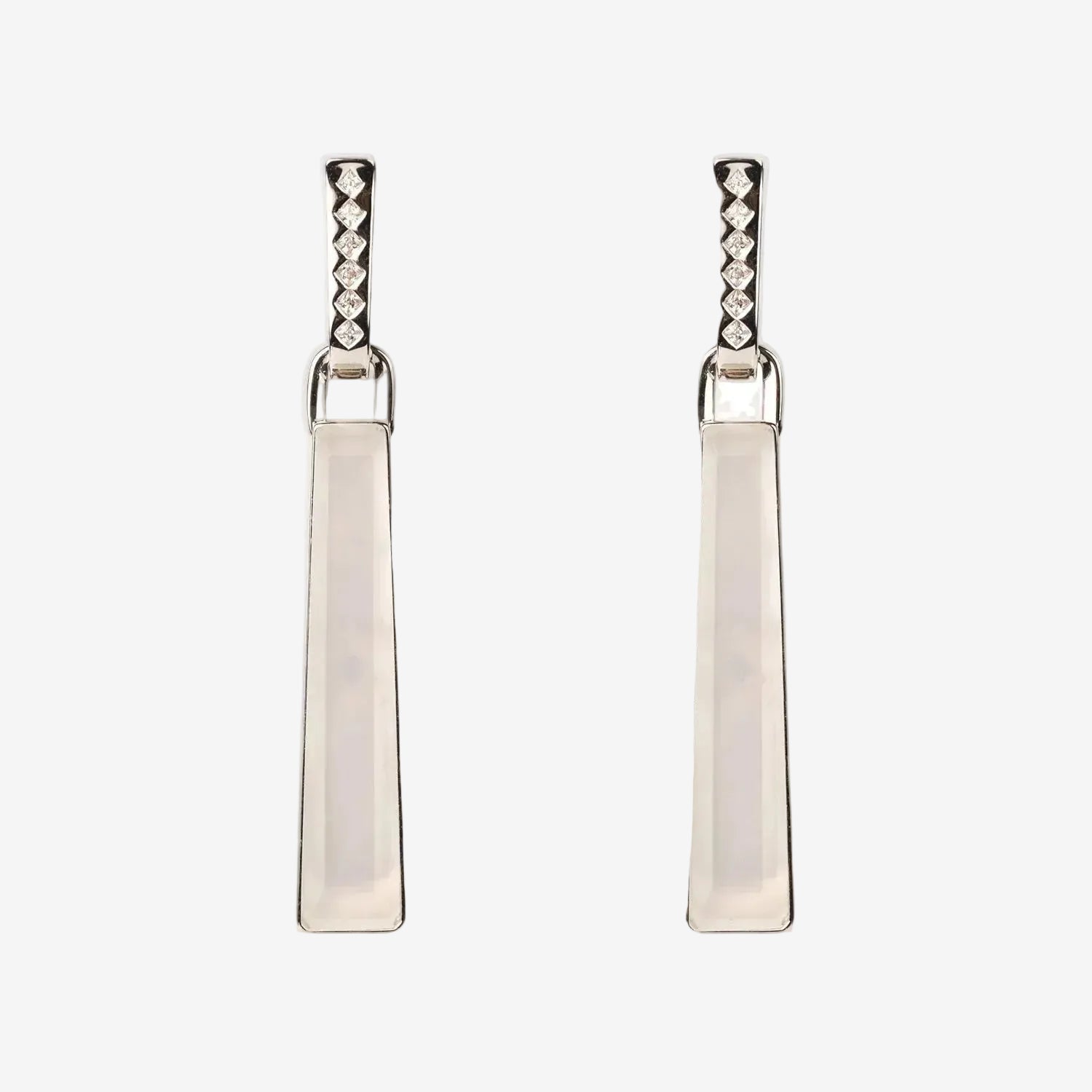 AESTH & UTIL PILLAR MULTIWAY PENDANT HOOP EARRINGS |  TROVE & TONE