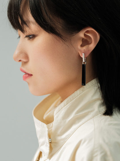  AESTH & UTIL PILLAR MULTIWAY PENDANT HOOP EARRINGS |  TROVE & TONE