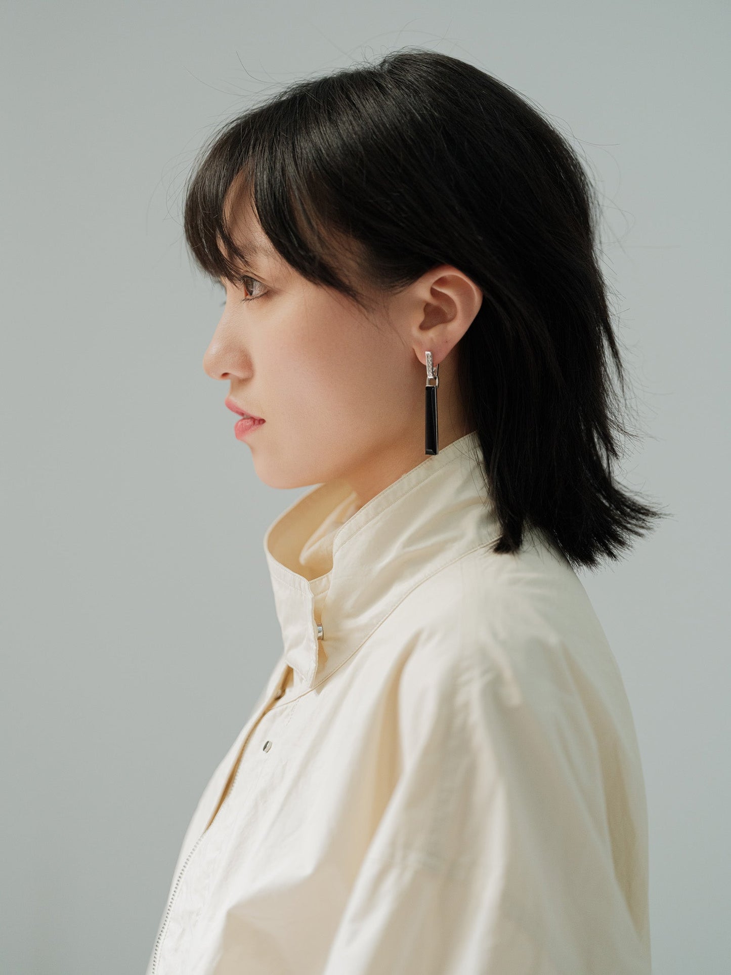  AESTH & UTIL PILLAR MULTIWAY PENDANT HOOP EARRINGS |  TROVE & TONE