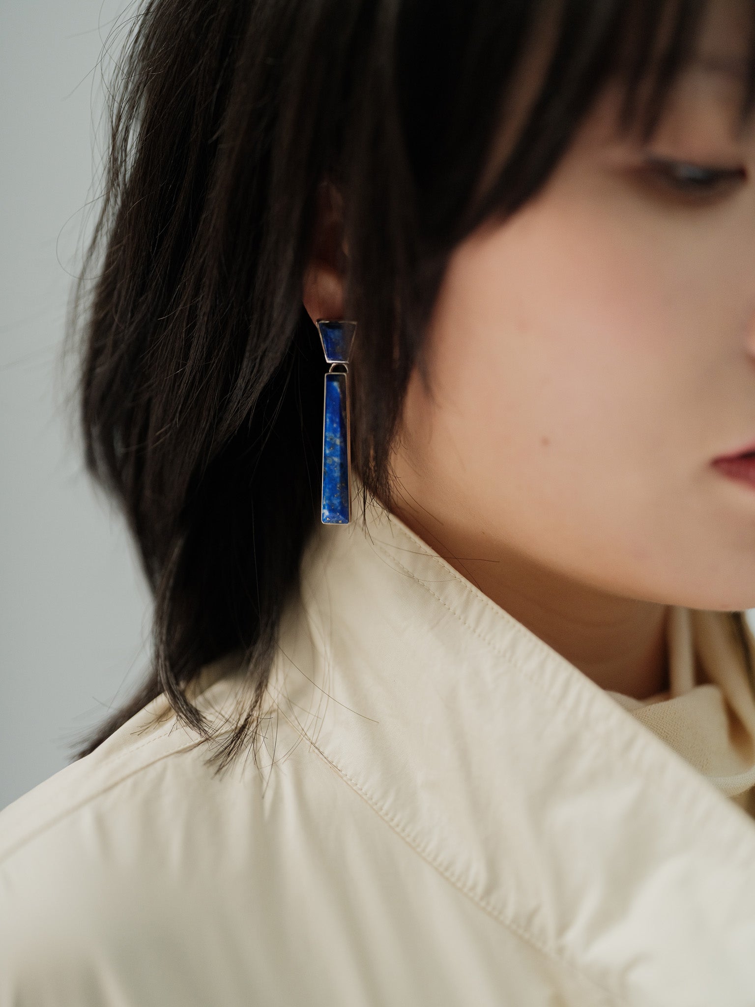  AESTH & UTIL PILLAR MULTIWAY PENDANT STUD EARRINGS |  TROVE & TONE